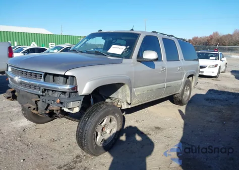 2004 Chevrolet Suburban 1500 Lt из США, поврежденный, VIN 1GNEC16Z34J258979